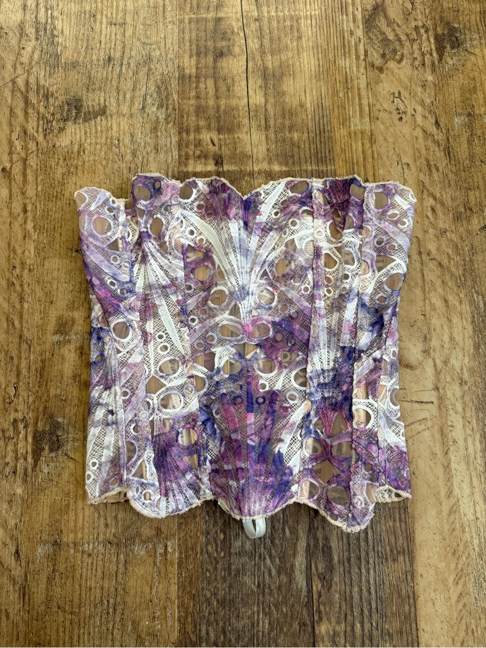 Princess Polly Purple Lace Cutout Corset Camisole